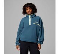 Columbia - Forro polar sherpa corto con cierre medio Helvetia™ II - Azul - Talla M - Mujer