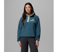 Columbia - Marcas - Helvetia II Cropped Half Snap Fleece Everblue Crshd Blue Ctrn Hz para Mujer - Talla XL - Azul Azul XL