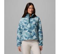 Columbia - Forro polar sherpa corto con cierre medio y estampado Helvetia™ II - Azul - Talla M - Mujer