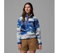 Columbia - Forro polar sherpa corto con cierre medio y estampado Helvetia™ II - Azul - Talla M - Mujer