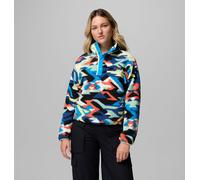 Columbia - Forro polar sherpa corto con cierre medio y estampado Helvetia™ II - Azul - Talla S - Mujer