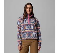Columbia - Forro polar sherpa corto con cierre medio y estampado Helvetia™ II - Blanco - Talla XL - Mujer