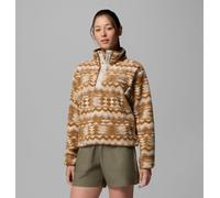 Columbia - Forro polar sherpa corto con cierre medio y estampado Helvetia™ II - Marrón - Talla XL - Mujer
