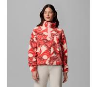 Columbia - Marcas - Helvetia II Printed Cropped Half Snap Poppy Red Sunscape para Mujer - Talla L - Rojo Rojo L