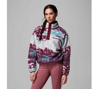 Columbia - Forro polar sherpa corto con cierre medio y estampado Helvetia™ II - Rojo - Talla M - Mujer