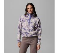Columbia - Marcas - Helvetia II Printed Cropped Half Snap Lavender Pearl Sunscape para Mujer - Talla S - Púrpura Púrpura S