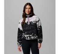 Columbia - Forro polar sherpa corto con cierre medio y estampado Helvetia™ II - Violeta - Talla XL - Mujer