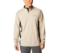 Columbia Klamath Range 2 Half Zip, Sudadera De Forro Polar Hombre, Ancient Fossil/Black, XXL