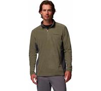 Columbia Klamath Range 2 Half Zip, Sudadera De Forro Polar Hombre, Stone Green/Shark, XXL