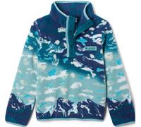 Columbia - Forros polares/plumíferos niños - Helvetia II Printed Half Snap Fleece Crushed Blue Sisters Everblue - Talla Infantil XS - Azul Azul XS