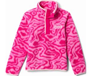 Columbia - Forros polares/plumíferos niños - Helvetia II Printed Half Snap Fleece Guava Pink Topoglitch Guava Pink - Talla Infantil L - Rosa Rosa L
