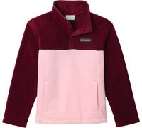 Columbia - Forros polares/plumíferos niños - Steens Mtn II 1/4 Snap Fleece Pull-Over Satin Pink Rich Wine - Talla Infantil XS - Rosa Rosa XS