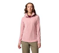 Columbia Glacial 4 - Forro polar con media cremallera para mujer, color rosa borrador, talla M