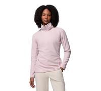 Columbia Glacial - Sudadera con cremallera 4 1/2 para mujer, forro polar, rosa mineral, talla S