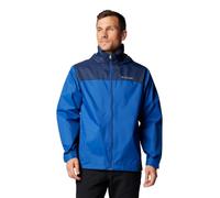 Columbia Glennaker Lake II - Chaqueta Impermeable para Hombre, Azul montaña/Azul Marino Universitario, Small
