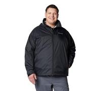 Columbia Glennaker Lake II - Chaqueta impermeable para hombre, Negro, 6X