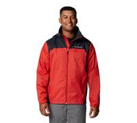 Columbia Glennaker Lake II Chaqueta impermeable para hombre, color rojo (sail red)/negro, talla 6X