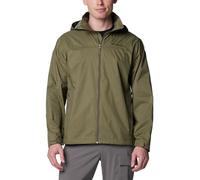 Columbia Glennaker Lake II Chaqueta impermeable para hombre, color verde (stone green), talla L