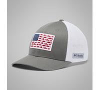 Columbia - Gorra de malla PFG Fish Flag™ - Gris - Talla L/XL - Unisexo