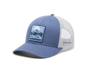 Columbia Gorra Unisex de Malla con Cierre a presión, Color montaña Oscura/Gris Columbia y Talla única