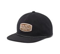 Columbia Gorra Unisex de Pana con Cierre a presión, Color Negro, Parche de felpilla, O/S
