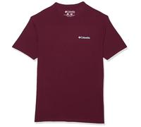 Columbia Graphic T-Shirt Camisa, Rich Wine/Sierra, L para Hombre
