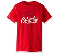 Columbia Graphic T-Shirt Camisa, Rojo montaña/voltio, XXL para Hombre