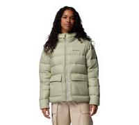 Columbia Harmony Falls - Chaqueta de plumón acolchada con capucha para mujer, color safari, talla L