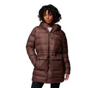 Columbia Harmony Falls Chaqueta de Plumón de Largo Medio, Reflectante, Repelente al Agua, Plumón Certificado RDS, 650 Fill Power, Capucha Ajustable, Bolsillos con Cremallera, Puños Elásticos - Mujer