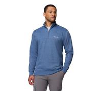 Columbia Hart Mountain II Half Zip Camisa de Senderismo, Carbono/China, L para Hombre