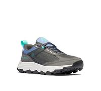 Columbia HATANA MAX OUTDRY WATERPROOF Zapatillas De Senderismo Y Trekking impermeables Mujer , Gris (Dark Grey x Electric Turquoise), 37.5 EU