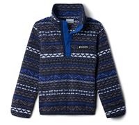 Columbia Helvetia 2-Forro Polar Estampado a Media presión Grey Madras/Mountain Blue, 152 Unisex niños