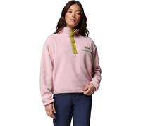 Columbia - Marcas - Helvetia II Cropped Half Snap Fleece Pink Agate Peppercorn Flint Grey para Mujer - Talla L - Rosa Rosa L