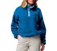 Columbia - Helvetia II Cropped Half Snap Fleece Phoenix Blue Rainy Day para Mujer de Nylon - Talla S - Azul Azul S