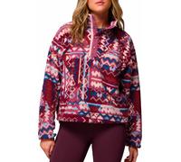 Columbia - Helvetia II Printed Cropped Half Snap Antique Mauve Geomix para Mujer de Nylon - Talla S - Rosa Rosa S