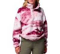 Columbia - Helvetia II Printed Cropped Half Snap Antique Mauve Summits para Mujer de Nylon - Talla XL - Rosa Rosa XL