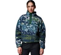 COLUMBIA Helvetia Ii Printed Cropped Half Snap - Mujer - Verde / Azul - talla XS- modelo 2026