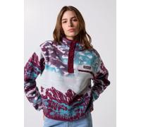 Columbia - Sudaderas y forros polares Mujer - Helvetia II Printed Cropped Half Snap Rich Wine Sisters Rich Wine para Mujer - Talla S - Burdeos Burdeos S