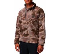 Columbia - Helvetia II Printed Half Snap Fleece Iron Dyeflow - Talla M - Marrón Marrón M