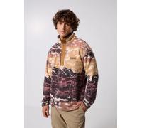 Columbia Helvetia II Printed Half Snap Fleece M Marrón