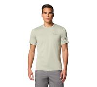 Columbia Men's Hike Crew, Technical Short Sleeve T-Shirt, Safari, XXL
