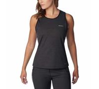 Columbia Hike II Performance Tank, Camiseta de Tirantes Anchos Mujer, Black Heather,