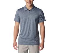 Columbia Men's Hike Polo, Polo Shirt, Collegiate Navy Heather, Medium