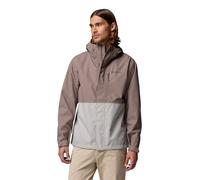 Columbia Hikebound 2 - Chaqueta impermeable para hombre, color hierro/gris pelusa, talla L