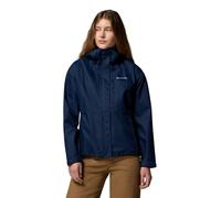 Columbia Hikebound 2 - Chaqueta impermeable para mujer, color azul marino universitario, talla L
