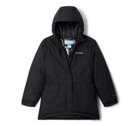 Columbia - Chaqueta larga, impermeable y aislante con capucha Hikebound™ II -Negro - Talla S (8 a) - Niña