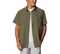 Columbia Hombre Camisa de manga corta, Stone Green, S