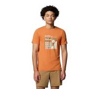 Columbia Hombre Camiseta Estampada de Manga Corta, Sun Trek