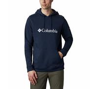 Columbia Hombre Hoodie Sudadera Con Capucha, Collegiate Navy, White, L