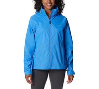 Columbia Impermeable y Transpirable Chaqueta, Azul Harbor, XL para Mujer